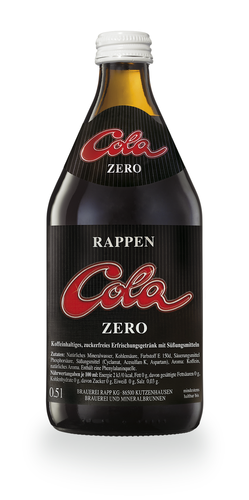 ColaZERO mit Kohlensäure